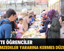 SİİRT’TE ÖĞRENCİLER DEPREMZEDELER YARARINA KERMES DÜZENLEDİ