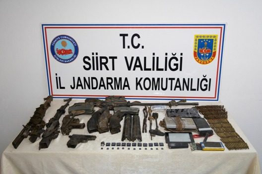 Siirt’te sürdürülen ‘Yıldırım-11 Herekol Operasyonu’ kapsamında etkisiz hale getirilen 5