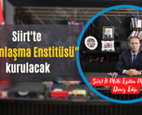 Siirt’te “Olgunlaşma Enstitüsü” kurulacak