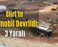 Siirt’te Otomobil Devrildi: 3 Yaralı