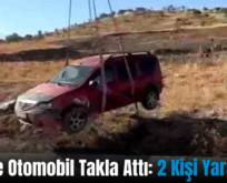 Siirt’te Otomobil Takla Attı: 2 Kişi Yaralandı