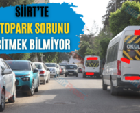 Siirt’te Otopark Sorunu Bitmek Bilmiyor