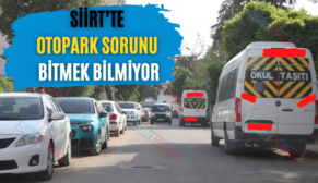 Siirt’te Otopark Sorunu Bitmek Bilmiyor