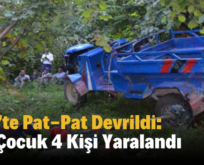 Siirt’te Pat-Pat Devrildi: 2’si Çocuk 4 Kişi Yaralandı