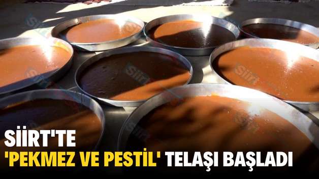 Siirt’te Pekmez Ve Pestil Telaşı Başladı