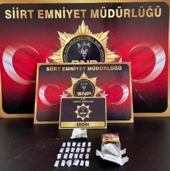 Siirt’te uygulama esnasında bir şahısta yapılan aramada satışa hazır 25