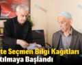 Siirt’te Seçmen Bilgi Kağıtları Dağıtılmaya Başlandı