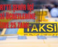 Siirt’te Şehir İçi Taksi Ücretlerine Yüzde 25 Zam!..