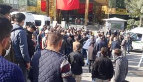 ŞEHİR İÇİ MİNİBÜS SÜRÜCÜLERİNDEN PROTESTO