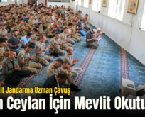 Siirt’te Şehit Jandarma Uzman Çavuş Aydın Ceylan İçin Mevlit Okutuldu