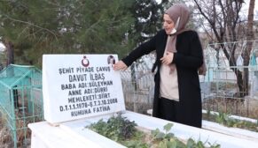 SİİRT’TE ŞEHİT MEZARINA ALÇAK SALDIRI