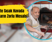 Siirt’te Sıcak Havada Fırıncıların Zorlu Mesaisi