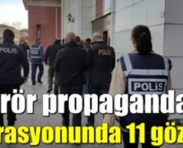 SİİRT’TE TERÖR OPERASYONU: 11 GÖZALTI