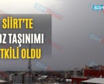 Siirt’te Toz Taşınımı Etkili Oldu