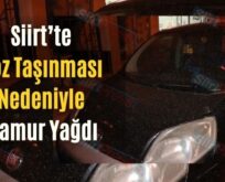 Siirt’te Toz Taşınması Nedeniyle Çamur Yağdı