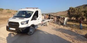 SİİRT’TE TRAFİK KAZASI:1 YARALI