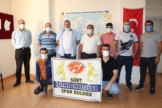 Siirt’te 45 üyeye sahip Siirt İşitme Engelliler Spor Kulübü Derneği,