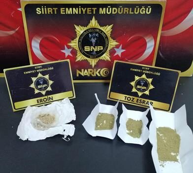 Siirt’te üzerinde uyuşturucu ele geçirilen şüpheli gözaltına alındı. Emniyetten yapılan