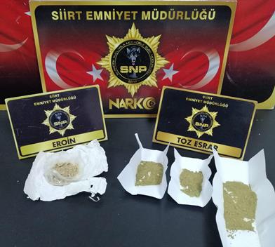 Siirt’te Üzerinde Uyuşturucu Ele Geçirilen Şüpheli Gözaltına Alındı