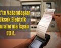 Siirt’te Vatandaşlar Yüksek Elektrik Faturalarına İsyan Etti!..
