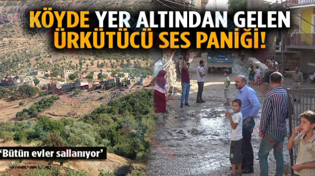 Siirt’te Yer Altından Gelen Ürkütücü Sesler Köylüleri Uykusuz Bırakıyor