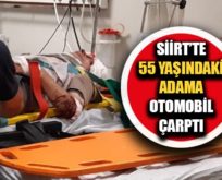 YOLUN KARŞISINA GEÇMEYE ÇALIŞAN ADAMA OTOMOBİL ÇARPTI