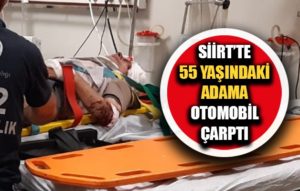 Siirt’te yolun karşısına geçmeye çalışan 55 yaşındaki Faraç Dede’ye otomobil
