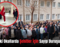 Siirt’teki Okullarda Şehitler İçin Saygı Duruşu Yapıldı