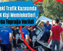 Siirt’teki Trafik Kazasında Ölen 4 Kişi Memleketleri Ağrı’da Toprağa Verildi