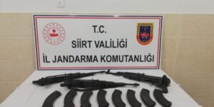 TİLLO’DA TERÖR ÖRGÜTÜNE AİT SİLAH VE MÜHİMMAT ELE GEÇİRİLDİ