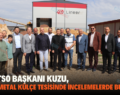 SİİRT TSO BAŞKANI KUZU, ÇİNKO METAL KÜLÇE TESİSİNDE İNCELEMELERDE BULUNDU