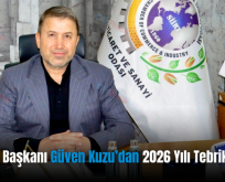 Siirt TSO Başkanı Güven Kuzu’dan 2026 Yılı Tebrik Mesajı