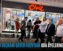 SİİRT TSO BAŞKANI GÜVEN KUZU’DAN ODA ÜYELERİNE ZİYARET