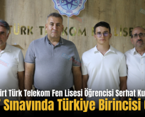 Siirt Türk Telekom Fen Lisesi Öğrencisi AYT Sınavında Türkiye Birincisi Oldu