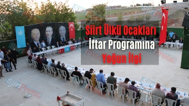 Siirt Ülkü Ocakları İftar Programına Yoğun İlgi