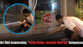 Siirt Ülkü Ocaklarından, “Siftah Bizden, Bereketi Allah’tan’ Kampanyası