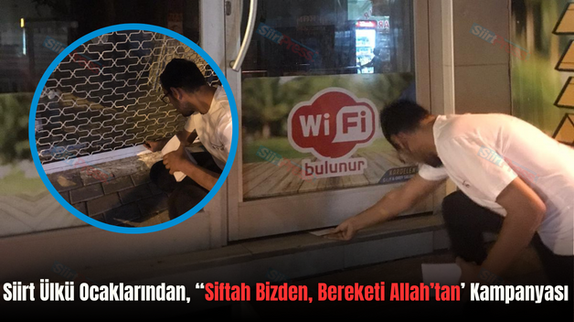 Siirt Ülkü Ocaklarından, “Siftah Bizden, Bereketi Allah’tan’ Kampanyası