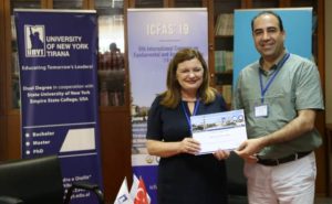 Arnavutluk’un Tirana kenti ‘University of New York Tirana’ Üniversitesinde düzenlenen