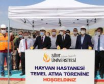 SİÜ VETERİNER FAKÜLTESİ HAYVAN HASTANESİ’NİN TEMELİ ATILDI