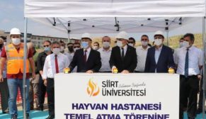 SİÜ VETERİNER FAKÜLTESİ HAYVAN HASTANESİ’NİN TEMELİ ATILDI