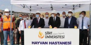 SİÜ VETERİNER FAKÜLTESİ HAYVAN HASTANESİ’NİN TEMELİ ATILDI