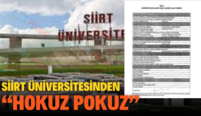 Siirt Üniversitesinden “HOKUZ POKUZ”