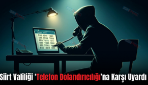 Siirt Valiliği ‘Telefon Dolandırıcılığı’na Karşı Uyardı