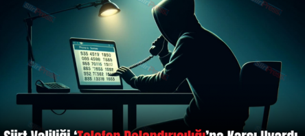 Siirt Valiliği ‘Telefon Dolandırıcılığı’na Karşı Uyardı