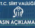 SİİRT VALİLİĞİ’NDEN ‘ASPARAGAS HABERE’ YALANLAMA!..