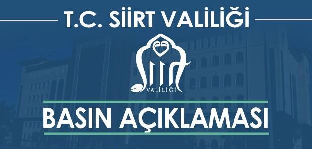 Siirt Valiliği bazı yayın organlarında çıkan ‘Şirvan’da köy korucusunun engelli