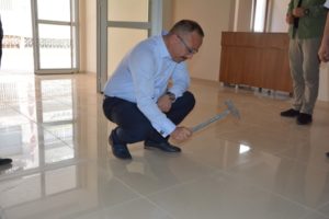 Siirt’te kurum denetimleri kapsamında incelemelerini sürdüren Siirt Valisi Ali Fuat