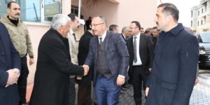 VALİ ATİK, İLÇE KÖY MUHTARLARI İLE BİR ARAYA GELDİ