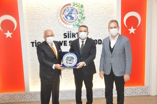 Siirt Valisi Belediye Başkan Vekili Osman Hacıbektaşoğlu, Siirt Ticaret ve