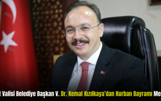 Siirt Valisi Belediye Başkan V. Dr. Kemal Kızılkaya’dan Kurban Bayramı Mesajı
